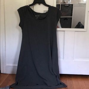 Gray t-shirt dress